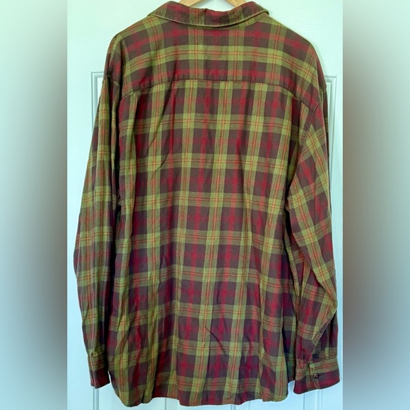 Pendleton Bridger Plaid Button Front Shirt XXL Wool Blend Flannel - Picture 10 of 11